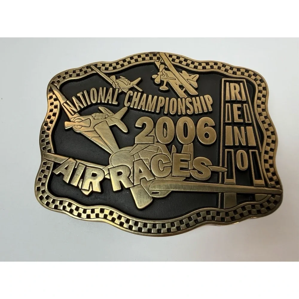 Reno 2006 Air Races National Championship Limited Ed Brass Belt Buckle Nevada